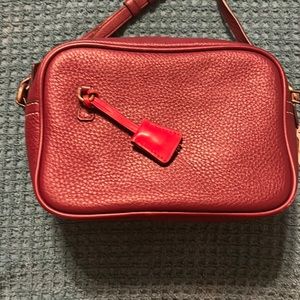 J. Crew Signet Leather Crossbody Bag new condition